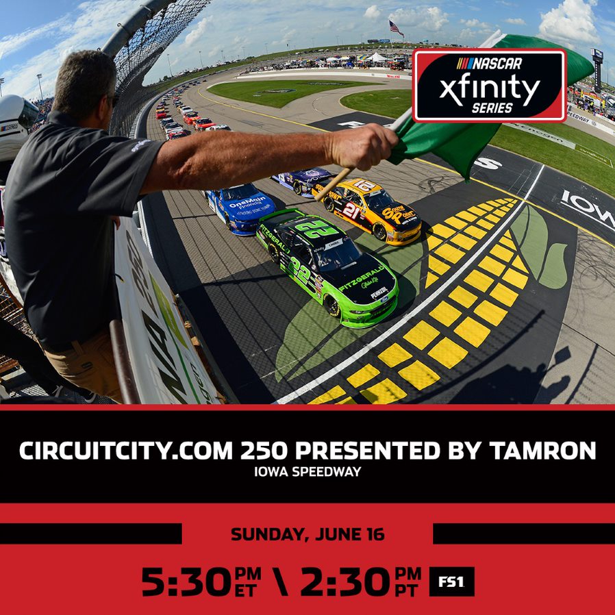 Yeah it's #FathersDay but @NASCAR_Xfinity is a good enough reason to wake dad up from his afternoon nap and tune into @FS1 at 5:30 p.m. ET to catch the #CircuitCity250
You've got an hour, PLENTY of time π
@iowaspeedway || #NASCARSalutes