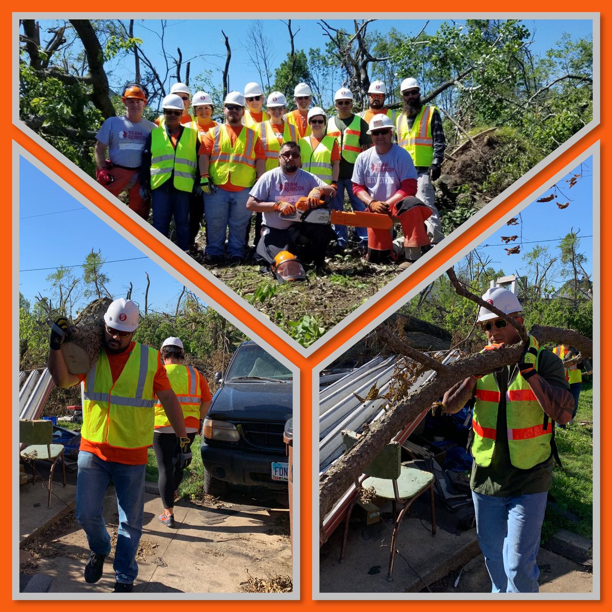 jzeilerman's tweet photo. “Unless someone like you cares a whole awful lot, nothing is going to get better. It’s not.” – Dr. Seuss.   Thank you @TeamRubicon for giving us an opportunity to give back. 🧡 #daytonstrong @TeamDepotNoDiv @TeamDepot https://t.co/ax8y5jPXEn
