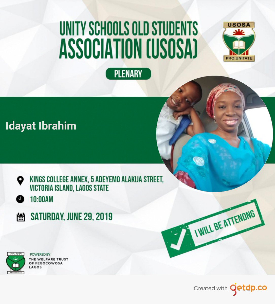 heedayaht's tweet photo. PRO UNITATE forever 
#Usosaplenary2019 in Lagos
#USOSA #USOSANS #FGCM https://t.co/uDQn7itNd4