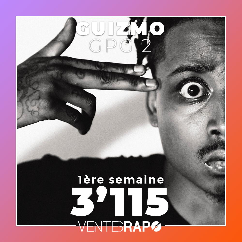 BillboardFr's tweet photo. 🇫🇷 Guizmo score 3.115 ventes en première semaine avec l'album #GPG2 https://t.co/bbYddYpim3