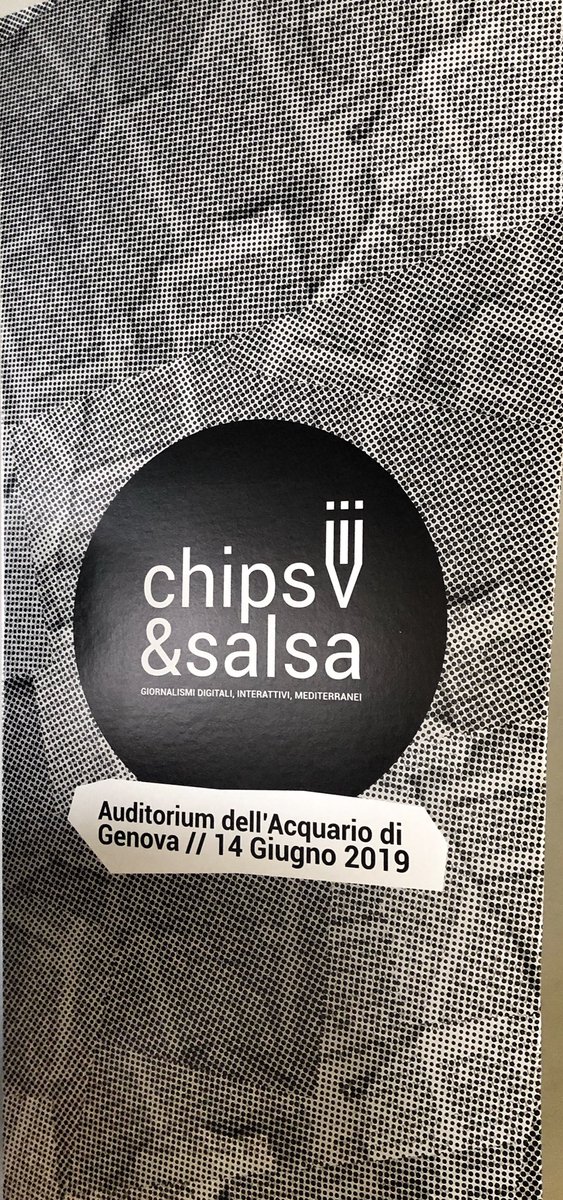 Complimenti a <a href="/pelopida/">Raffaele Mastrolonardo</a> <a href="/gabrieledepalma/">gabriele de palma</a> <a href="/nicolabruno/">nicola bruno</a> tutto il team di <a href="/Effecinque/">Effecinque</a> @formicablu ed al team di <a href="/chips_salsa_it/">Chips&Salsa</a>  per aver portato tra le #cosebelleagenova tanti spunti interessanti per #chipsandsalsa2019 purtroppo siamo scappati a fare la farmacia di turno! Al 2020