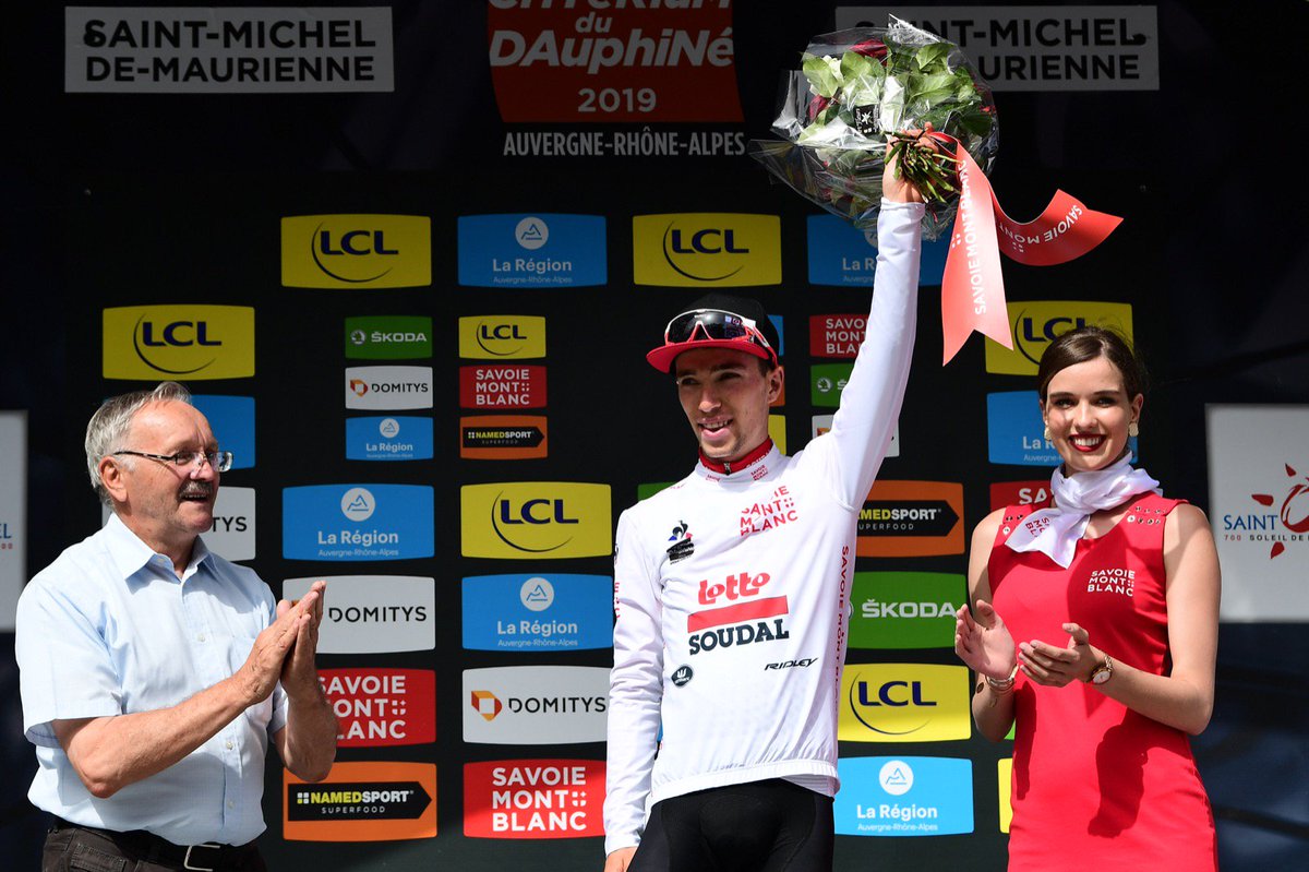 The white jersey looks good on you <a href="/bjorg_lambrecht/">Bjorg Lambrecht</a> 😉 #Dauphine

📸 ASO - A. Broadway