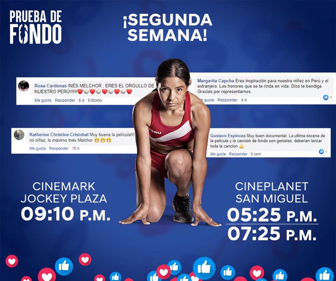 cinema_peruano's tweet photo. - Hoy, #CinePeruano para todos:
1. #InésNoCorreSola en #PruebaDeFondo, ¡corramos juntos!
2. #LosHelechos sigue en Alcázar (6:05 pm).
3.#Retablo ya se exhibe en #Puno, ¡separen butaca!
4.#VientosDelSur se reestrena en @DAFO_peru.
5.Revive los 90s con #GenHi8, se exhibe Cinestesia. https://t.co/nttRVN518V