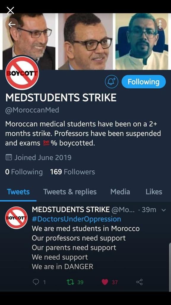 AbdelkarimAbir's tweet photo. Qui sommes nous ? Des étudiants en médecine
Que demandons nous ? Des droits légitimes
Quelle est la réponse ? Des menaces
#DoctorsUnderOppression https://t.co/GvjLM7drH7