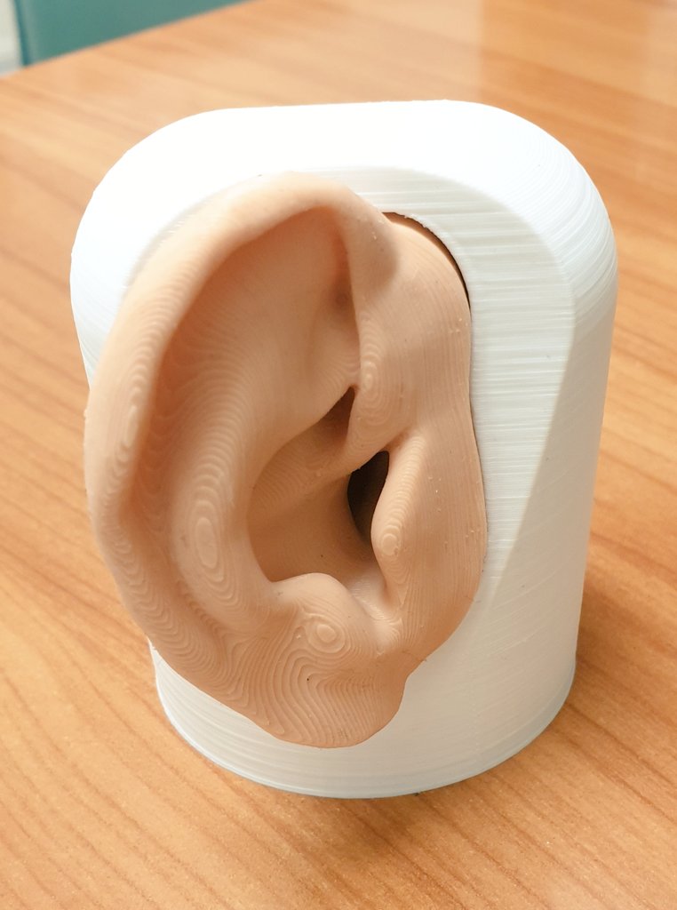 E4Rdesigns's tweet photo. Very excited to start using the new CARL display ear in my hearing aid fitting and evaluation appointments, thanks @AHeadSim! 👂 https://t.co/6gA67f0FmI