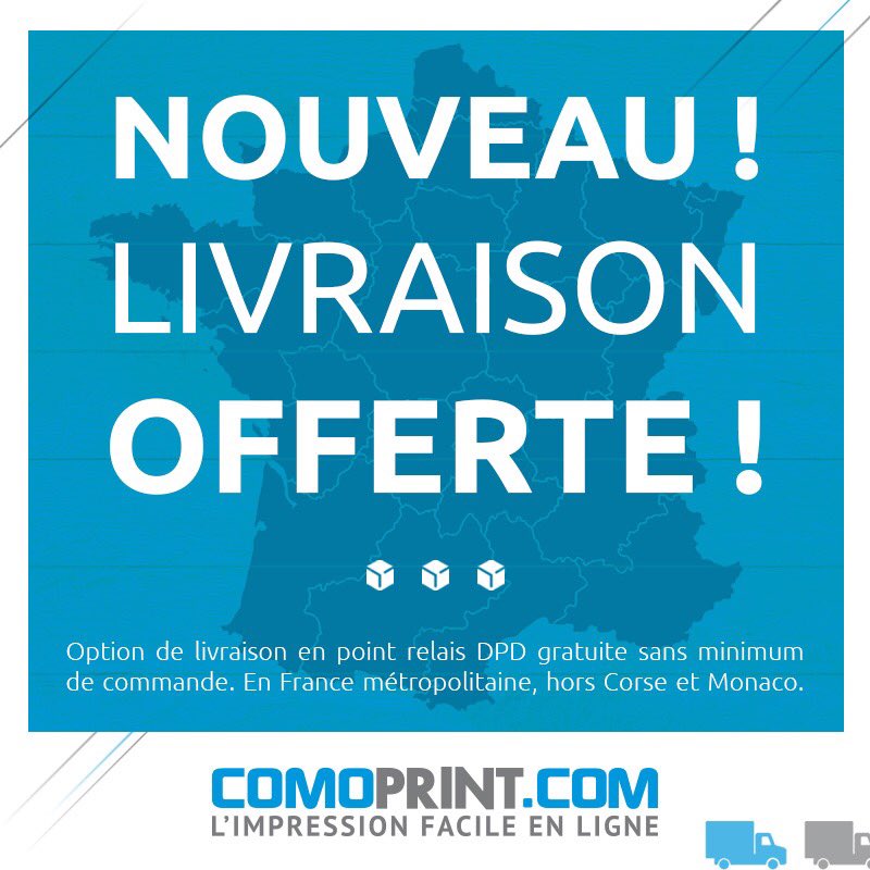 COMOPRINT's tweet image. Nous vous offrons la livraison en point relais sans minimum de commande ! N’attendez plus, commandez sur comoprint.com !
.
.
.
#livraison #livraisongratuite #nouveau #new #nouveaute #impression #imprimeur #imprimerie #imprimerieenligne #pointrelais #print #printer