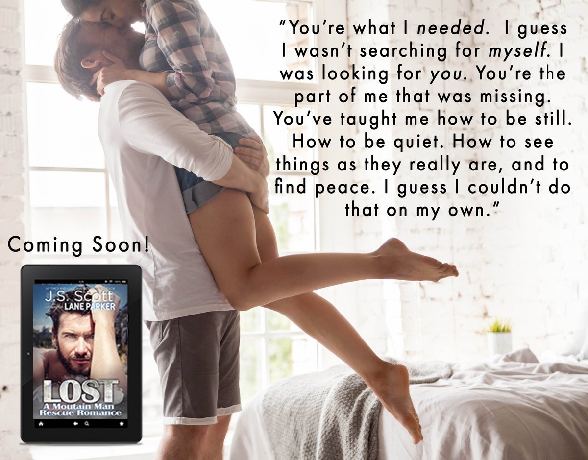 AuthorJSScott's tweet photo. LOST - A MOUNTAIN MAN RESCUE ROMANCE
Releasing: June 17th 2019 under my pen name @AuthLaneParker #ComingSoon #WhoIsExcited #MountainManRomance #LostBook #LaneParker #LaneParkerBooks #AlphaMale https://t.co/MRJftRDbqt