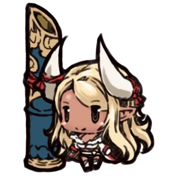 ワールド オブ ファイナルファンタジーのSDキャラが かなりお気に入りなので、トレスに近い形でアニラとクビラで描いてみた。 