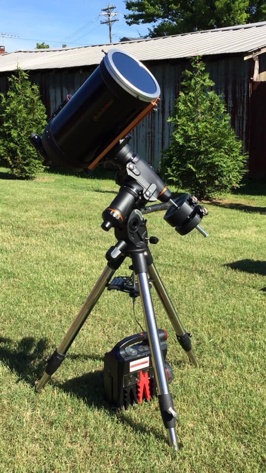 TnLibrary's tweet photo. We are super excited for the astronomer, Gary Eaton, to bring this telescope today!!! 😍 #NASA #telescope #space #outerspace #astronomy https://t.co/uer8nC4mvT