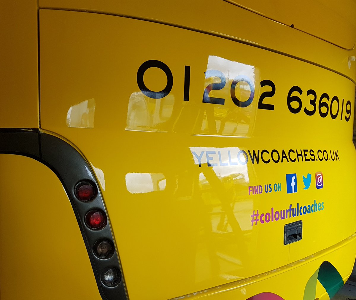 YellowCoaches's tweet photo. #sneakpreview of our new livery... More to come soon as this has coach has it's final preparations.
Living up to our -#colourfulcoaches
#businessdevelopment #newlivery #coachhire #bournemouth #poole #dorset #hampshire #cleancoachhire #cleancoach #shinycoach #colourful https://t.co/msQ0h281m2