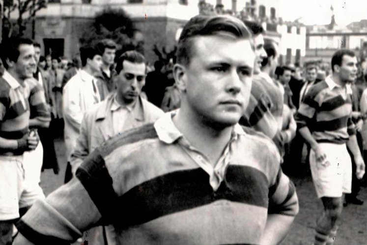 belgranohisto's tweet photo. Willy Mc Cormick, jugador del @BAC1896 y quien fuera parte de la histórica gira del seleccionado argentino por Sudáfrica en 1965, donde nacieron Los Pumas. Fue campeón en 1963, 1966, 1967 y 1968. Año 1963. https://t.co/bUVtaL5fA0