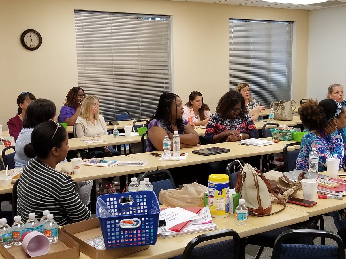 Day 5 of @tdroundtree guiding dedicated @egret_lake team leaders through analyzing systems and school processes for refining safety, culture, and instruction for ALL students, teachers, and families in SY19-20! @galatop1 @DrFRod1