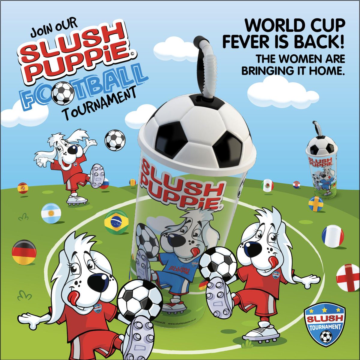 Come on the lionesses! Slush Puppie is supporting the Womens World cup, get your World Cup Football Cup in participating retailers. 

#womensworldcup #football #original #best #slushpupppie