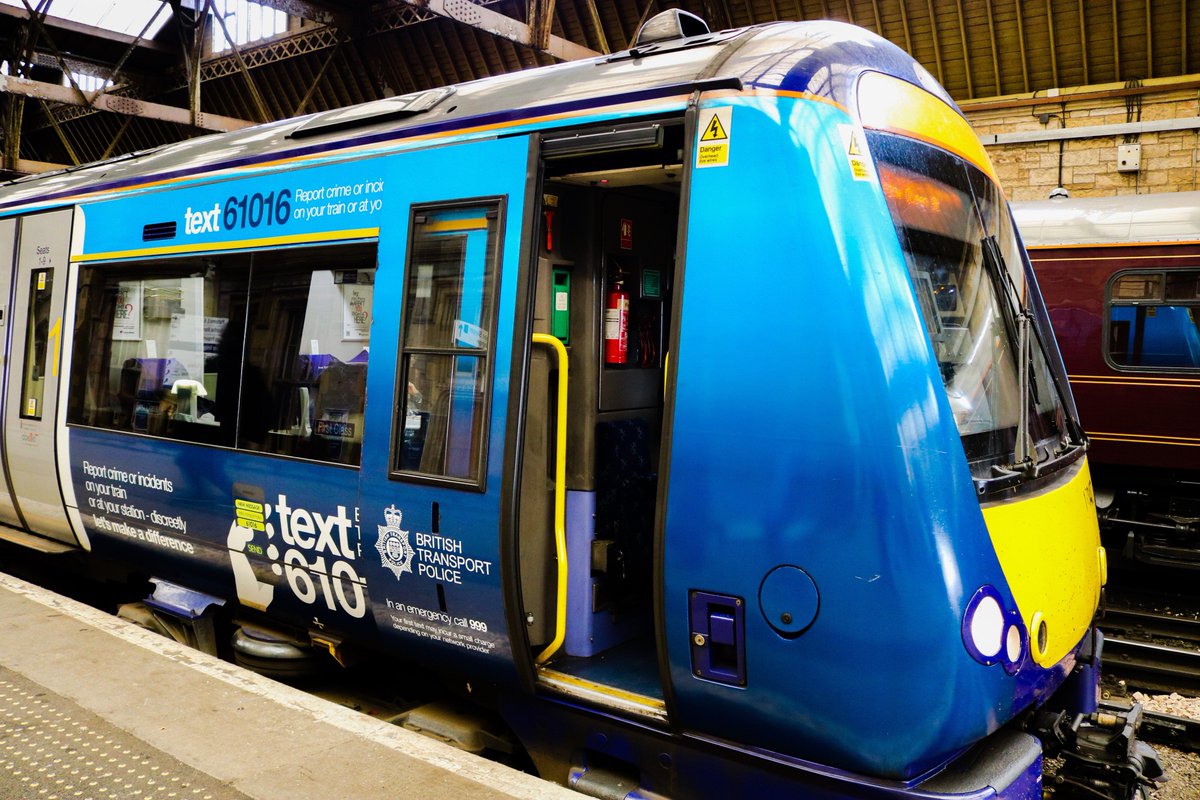 My wheels for the trip, the @BTP #61016 train! ^CT