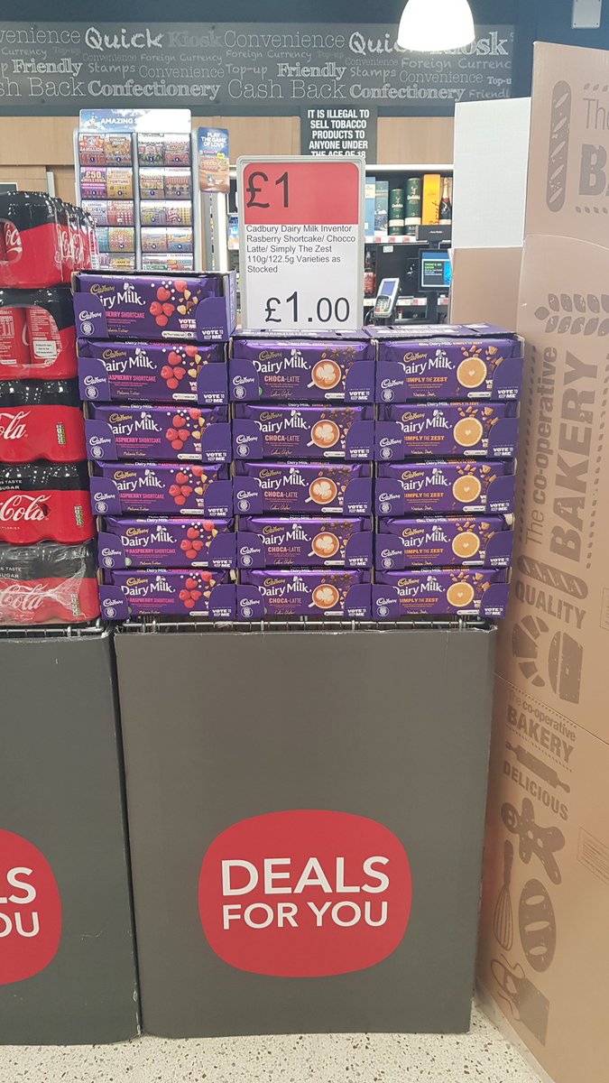 Cant wait to try the new Cadbury chocolate 🍫 #racelines #west8 <a href="/Reg_reggy/">Gavin Glidewell</a> <a href="/mycoopfood/">Central Co-op Food</a>