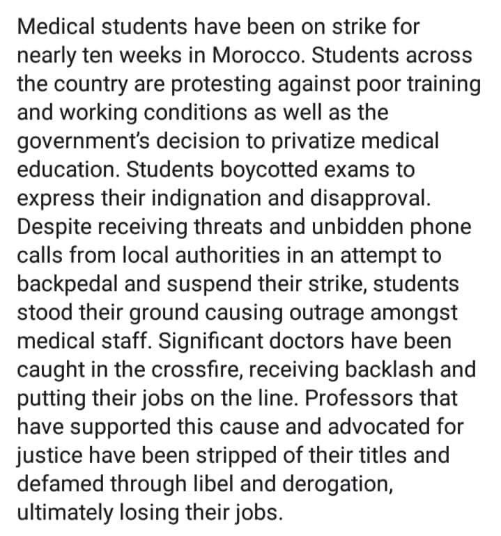 ImaneKhay's tweet photo. An explanation for those who don't know what is happening ~
#DoctorsUnderOppression https://t.co/cq5mcGTRFu