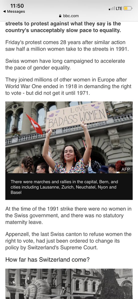 nikkiusher's tweet photo. I think we are ok with Badass Ladies, cleared by Swiss protests for gender equality #commladiesknowstuff via  @leahellmueller https://t.co/8Y5WHl9PVs https://t.co/G5W1bA5Ic7
