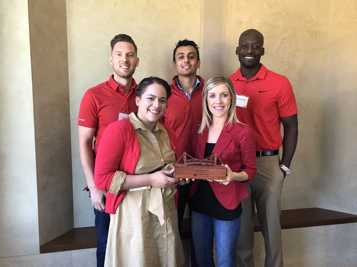 So proud to be part of this recruiting team! Thank you <a href="/umncla/">UMN Liberal Arts</a> and @CLA_Coleman for the Civitas Employer Partner Award! #WorkSomeWhereYouLove