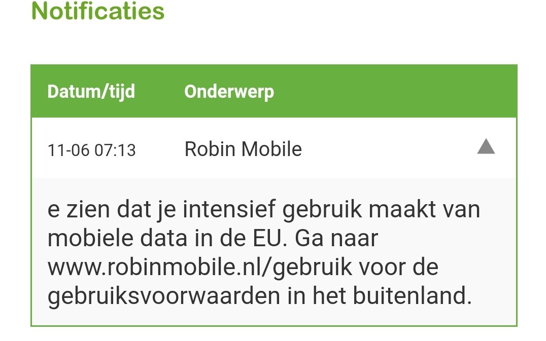 lrvis1985's tweet photo. @RobinMobileNL zojuist kreeg ik de volgende sms binnen *(zie afbeelding), terwijl ik al bijna n week in dat land ben. Daarvoor alleen de melding: zie afb 2. Gaan jullie me nu retrograad met hoge kosten opzadelen? https://t.co/sVoyrHEc3U