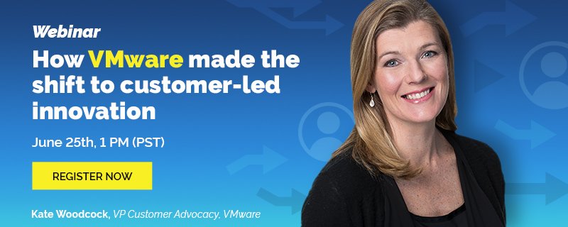 Alida_Inc's tweet photo. Learn how VMware’s Customer Advocacy team is able to ignite systemic business change and strategically impact their product innovation: https://t.co/ljiokqHf5K https://t.co/WZlnRwWFTA