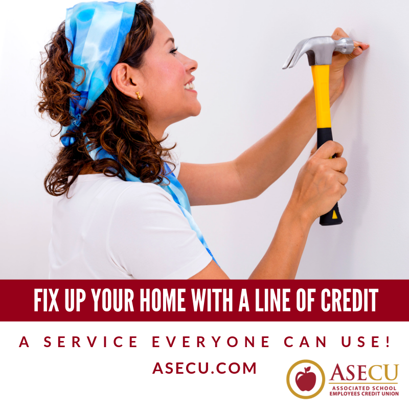 ASECU's tweet photo. Ask how you could use the equity in your home to make improvements &amp; updates! Learn more https://t.co/H8plDJ8iRm #ASECU #AServiceEveryoneCanUse #HELOC #HomeImprovements https://t.co/1NMiCFyOAd