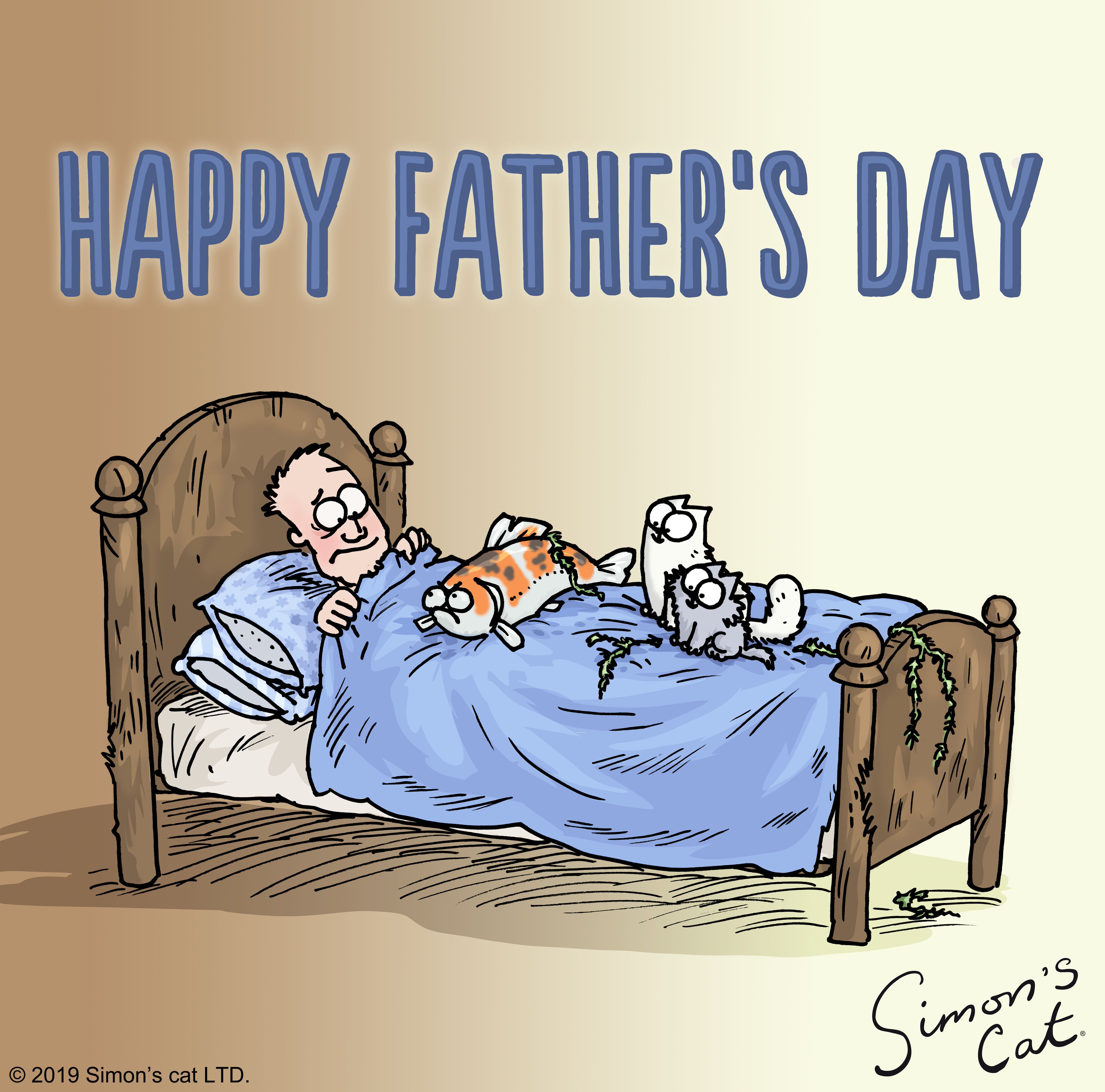 Happy cat best sale fathers day