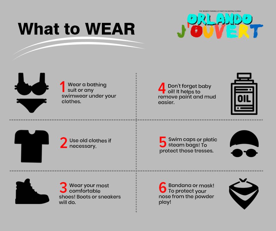 _OrlandoJouvert's tweet photo. We are all ready and excited! ππ€
Still confused about what to wear on July 20? π€
Here's a tip for you! π
See y'all! ππ
#orlandojouvert2k19 #orlandoparty #coolerfete #fetefashion #mudandpaint #evolutiontampa #soca https://t.co/1lPKzgC8Av