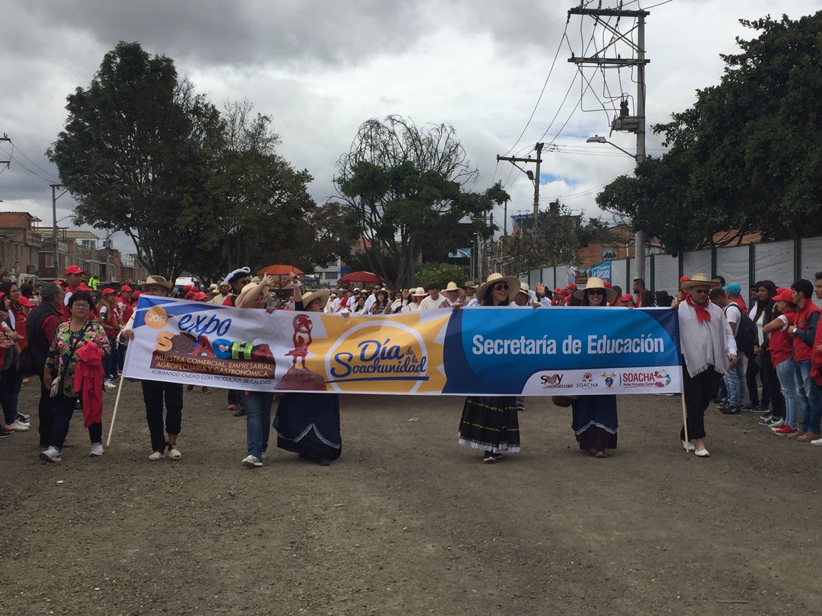 SEMSoacha's tweet photo. #ExpoSoacha2019 | La Secretaría de Educación y Cultura hace su llegada al Parque La Arenosa, representando al municipio de Ventaquemada, Boyacá y a la Ciudad del Dios Varón. https://t.co/nvUSgCyKMC