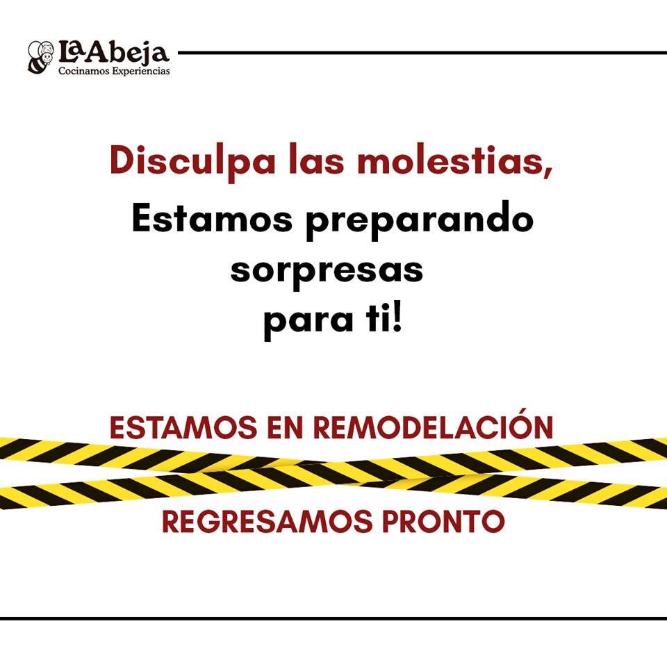 INFORMACIÓN IMPORTANTE / TRABAJOS DE REMODELACIÓN

Permaneceremos cerrados, pero en breve, regresaremos en nuestro horario habitual y con todas nuestras áreas que ya conocen.

Agradecemos su comprensión y cualquier duda o inquietud pueden enviarnos DM o llamarnos: 5560 5464