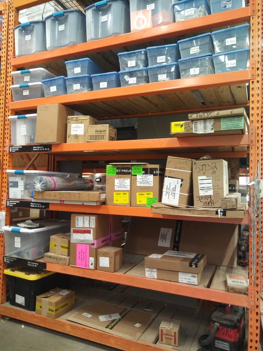 Reflections on the hill: Proud of our well organized POP bay. #easyfind <a href="/BLambert1414/">BLamb</a>