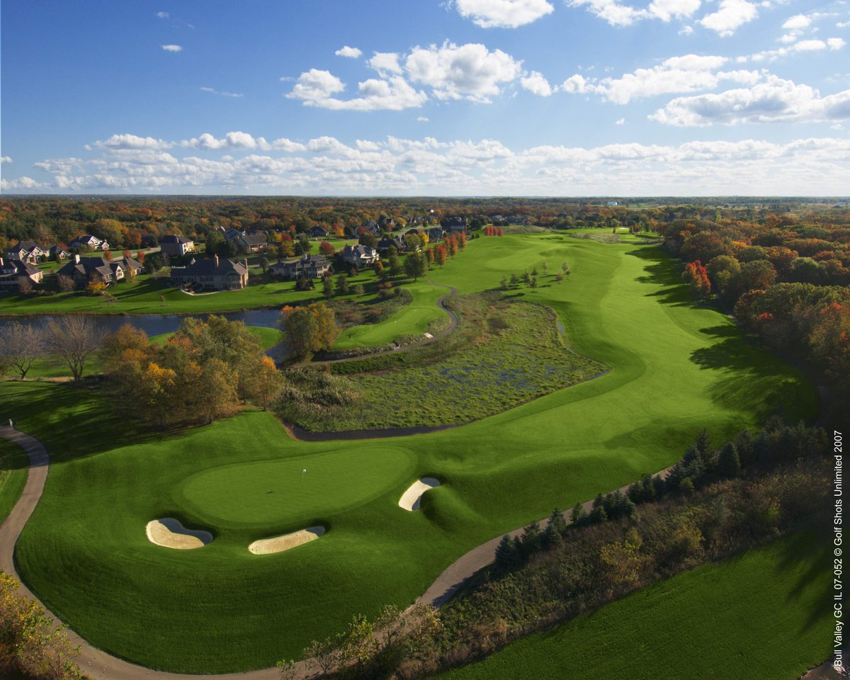 LandscapesGolf's tweet photo. Follow Friday send us to Northern Illinois to check out @Bullvalleygc! The course is set amongst a reclaimed dairy farm with rare highland fen meadows & lowland wetland prairies. #FollowFriday #Friday #BullValleyGC #Lugolf https://t.co/CMZwynvrFp