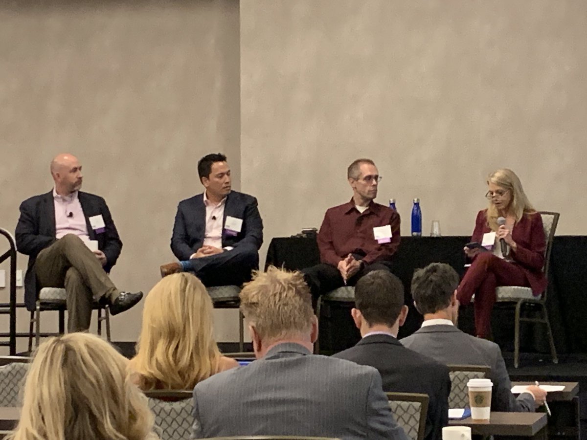 CO_HIMSS's tweet photo. @CenturaHealth CISO Nancy Phillips talks shop with other CISO’s on securing data. https://t.co/TcWLGEobi9