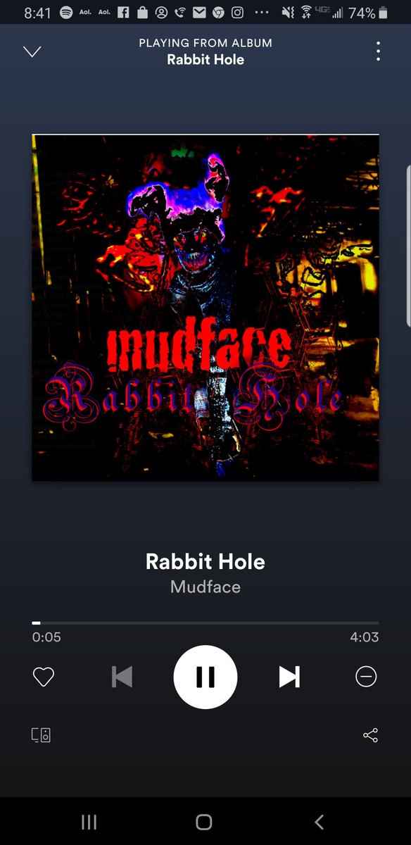 Check out the latest track on Spotify from Mudface on the soon to be released EP "Awaken To A Different Sun" June 28th on Art Gates Records titled "Rabbit Hole