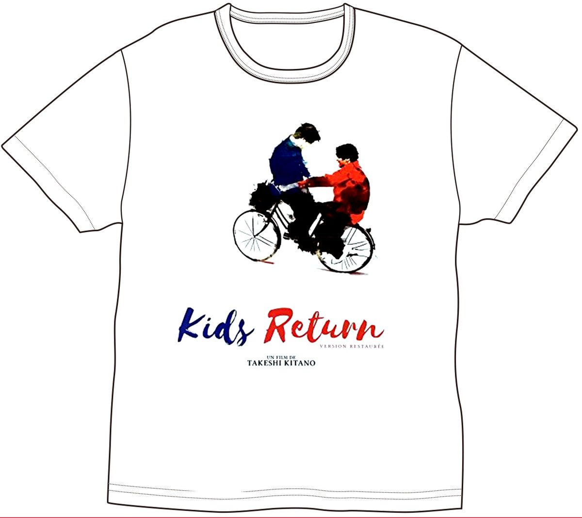このデザインの映画Tシャツなら絶対買う 北野武監督作品の海外版