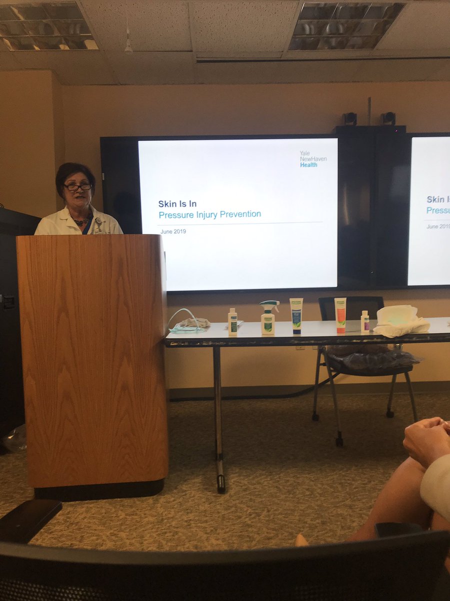 WHolland87's tweet photo. So proud of our very own PCA Lauren Hudson introducing the very first guest at Yale New Havens very first PCA Grand Rounds. Very proud of all our PCAs that help nurses everyday!! @YNHH #BetterTogether #FlagDay 👏🏻👏🏻👏🏻 https://t.co/jJPOZH9J4a