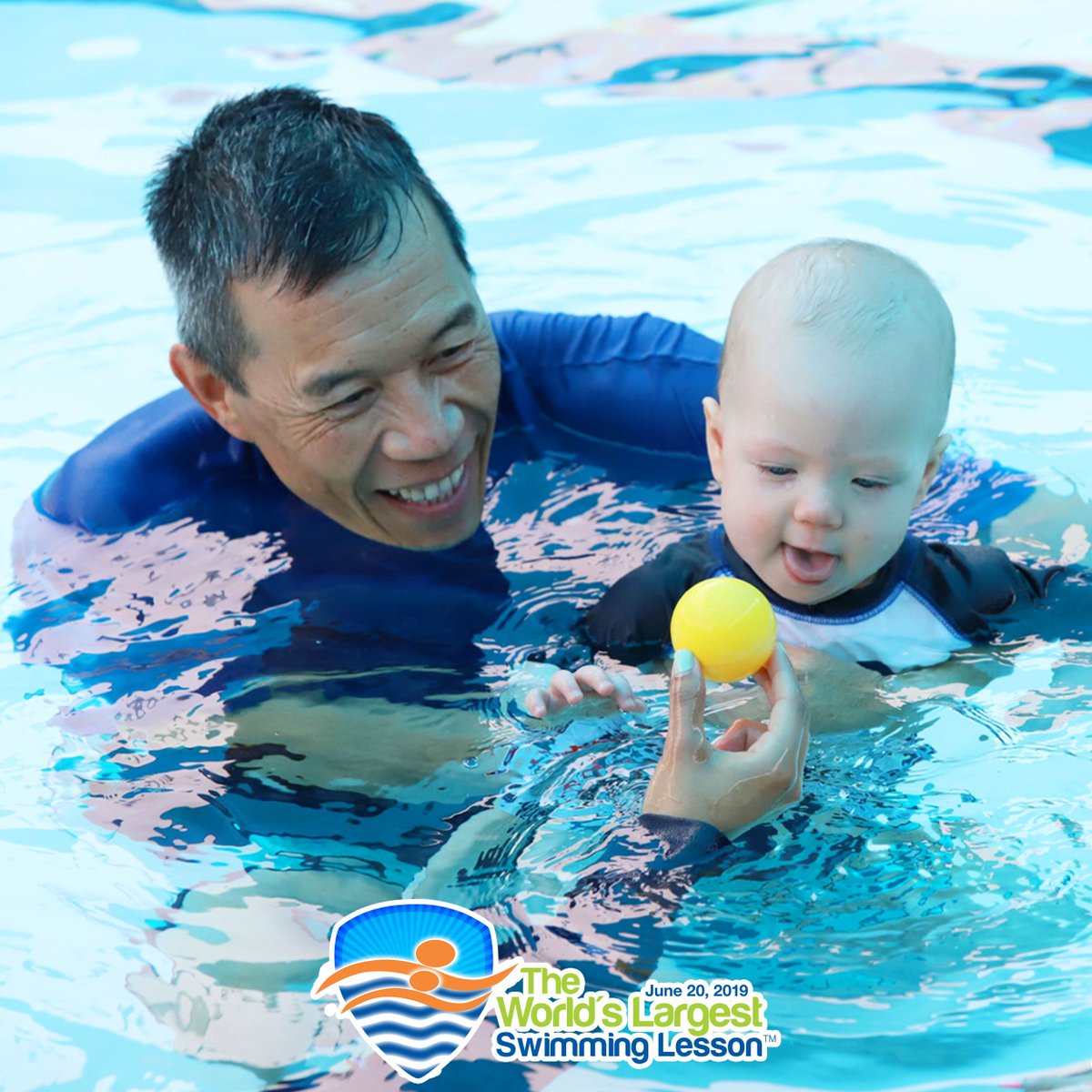 Did you know drowning is the #1 cause of accidental death for kids 1-4? Research shows risk of drowning can be reduced by 88% if children participate in formal lessons between ages 1-4. Join the WLSL event on June 20, 2019 by visiting bit.ly/2Ez1hZg. #WLSL2019