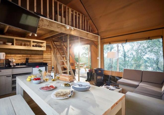 Our Safari lodge has been a real hit with visitors this season!