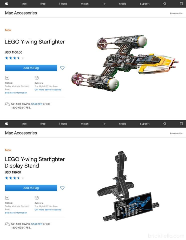 BrickHello's tweet image. For 🍎 fans only. 😜