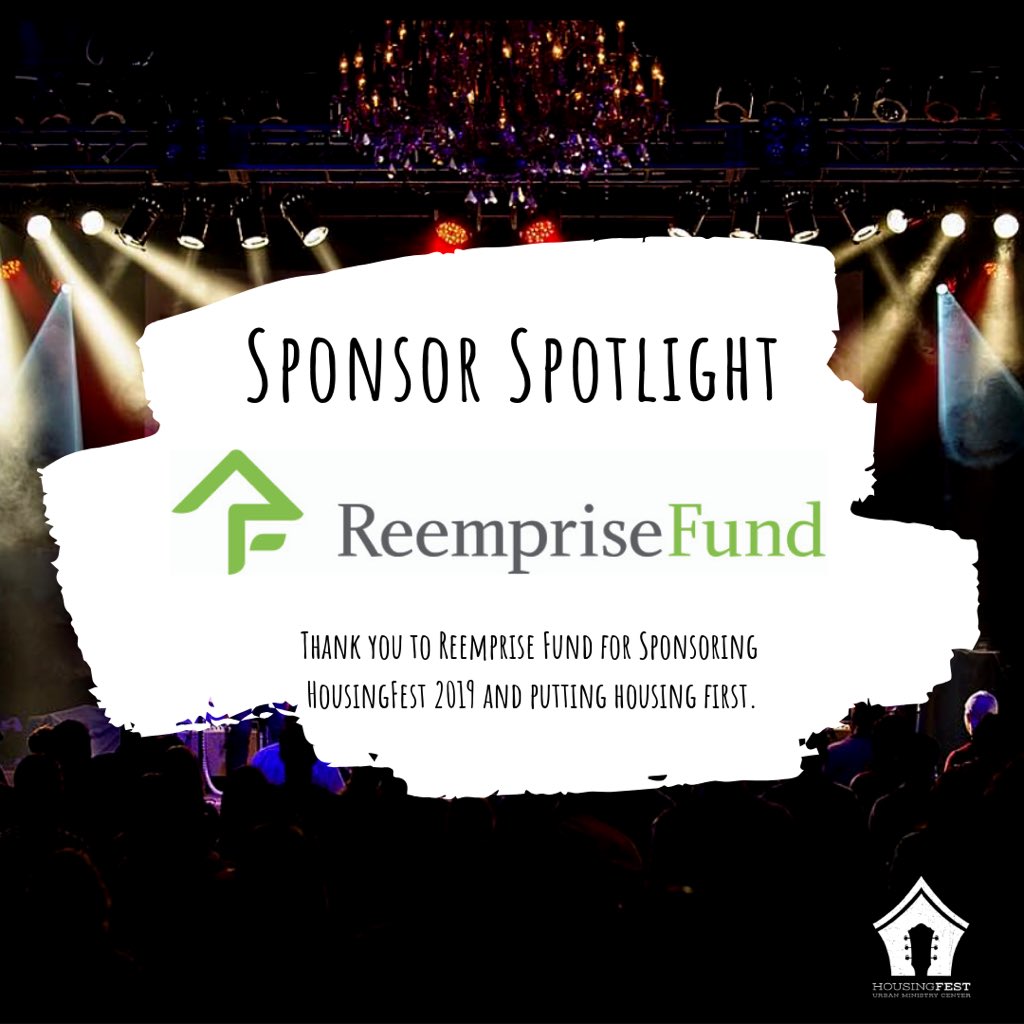 HousingFest's tweet photo. Happy Friday!! Shoutout to Reemprise Fund for sponsoring #HousingFest19!! Thank you for putting housing first!! #sponsorspotlight https://t.co/uI8desnm25
