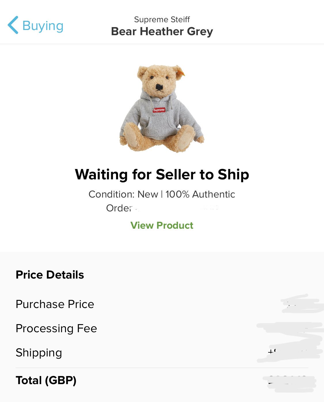 supreme steiff bear stockx