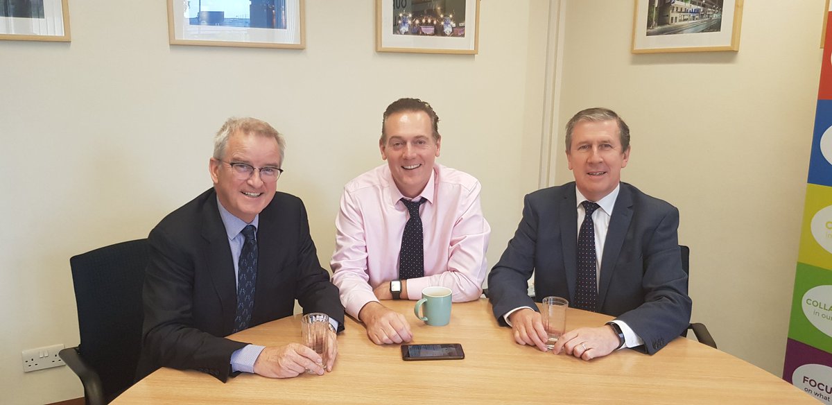 BrIreCham's tweet photo. Great to meet today with Mayor of Middlesborough Andy Preston today along with @BrIreCham Board Member and Committee Chair Pat Cambage, finding more trade growth opportunities for businesses on both islands #trade #jobs #bigprinciples @preston_andy @Tees_Issues https://t.co/reQOoaktVJ