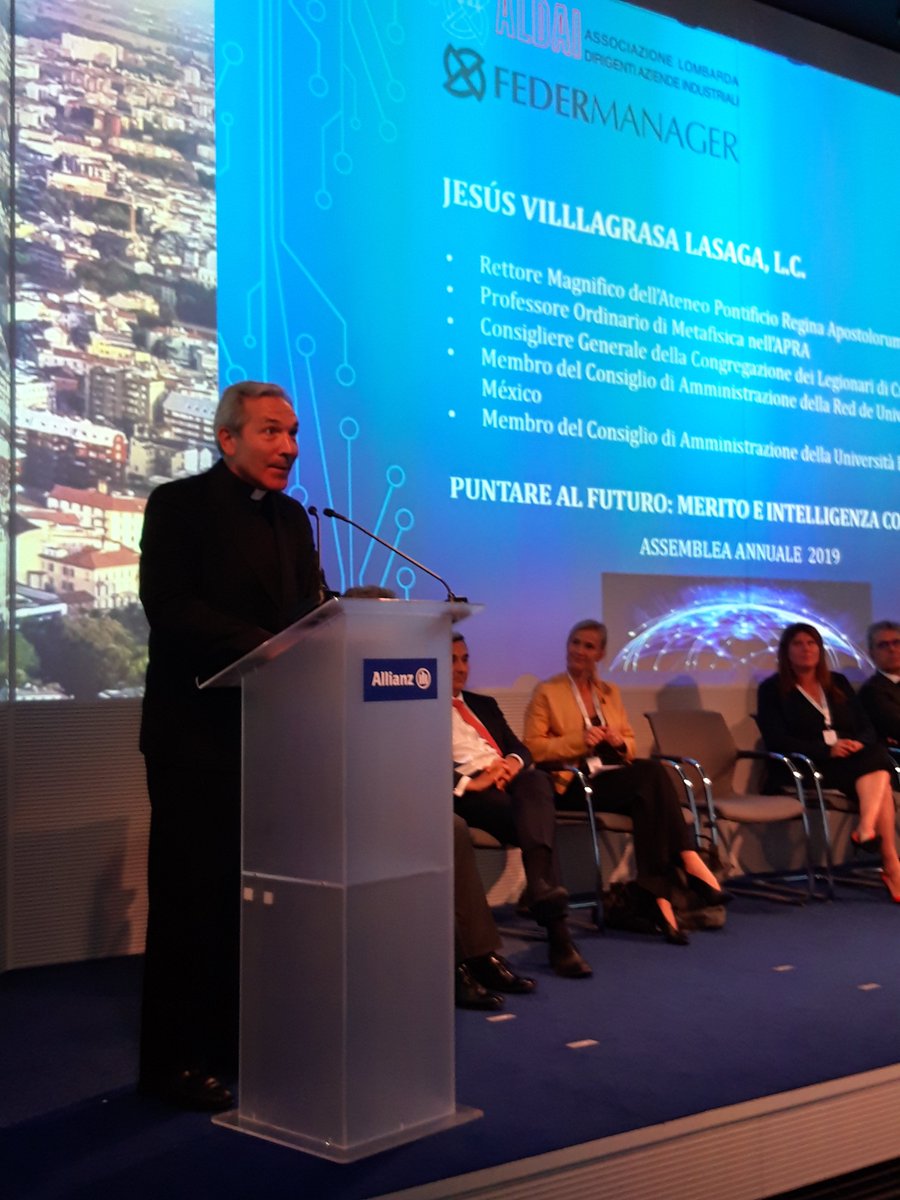 ALDAI_Mi's tweet photo. "Cogliere il senso delle difficoltà è il primo passo per arrivare a soluzioni vere" così il Rettore Magnifico dell' @AteneoUPRA Jesùs Villagrasa Lasaga alla nostra #assemblea2019 parlando di #merito, #futuro e #intelligenzacollettiva https://t.co/GpNzGc7iL8