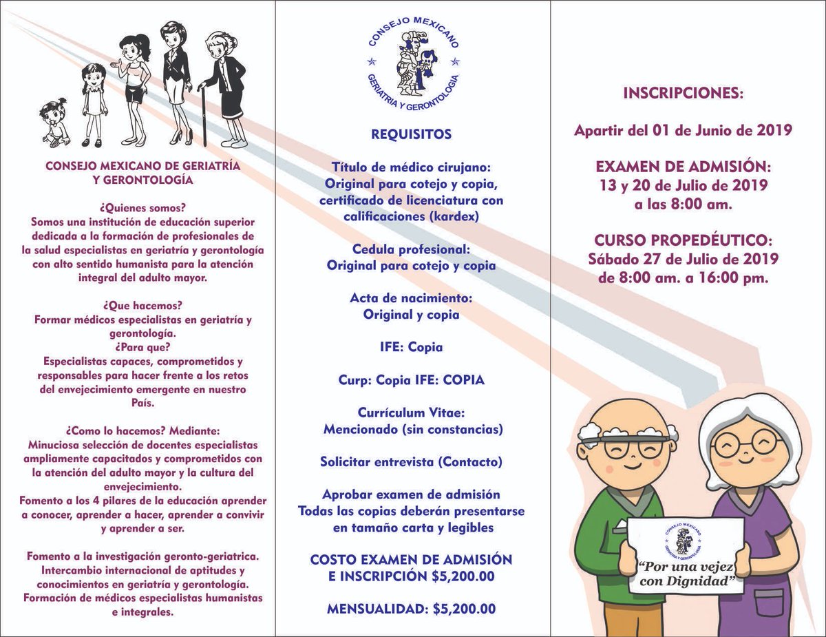 consejo mexicano de geriatria y gerontologia puebla