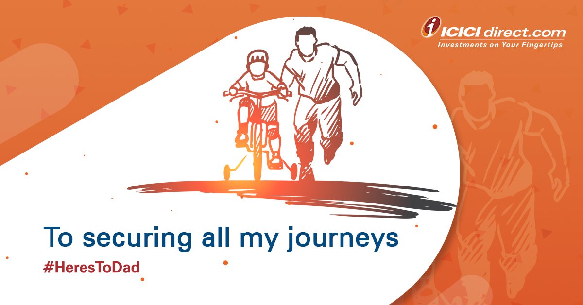 ICICI_Direct's tweet photo. From training wheels to solo trips, you safeguarded all my journeys and milestones. Now, itโs my turn to safeguard yours. #HeresToDad
#HappyFathersDay #ICICIdirect https://t.co/qRTlpYiZ8D