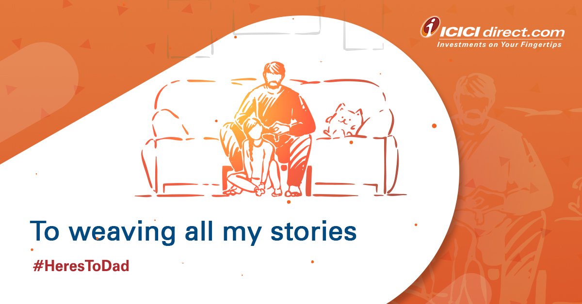 ICICI_Direct's tweet photo. You have been the strength behind my existence, through every little way you supported me. This time around, Iโll be the one to support you. #HeresToDad
Celebrate #FathersDay with ICICIdirect. https://t.co/YQxvjIxXtn