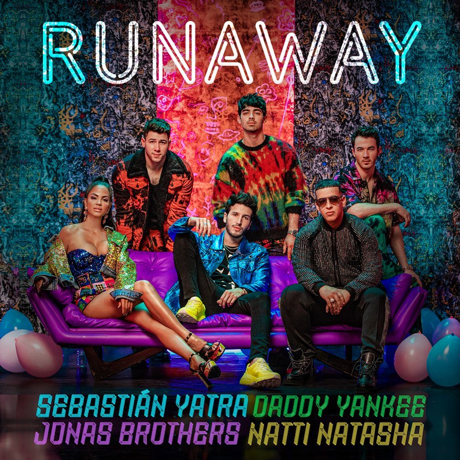 jbrosnews's tweet photo. ⚠️ NEW SONG ALERT: #RUNAWAY by the Jonas Brothers x Sebastian Yatra x Natti Natasha x Daddy Yankee out next FRIDAY! (June 21) https://t.co/hoP2mYwbWb https://t.co/2Gh2pEYdhR