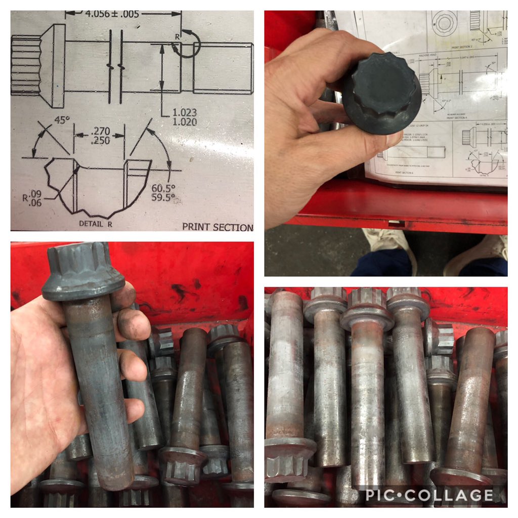 FASTENER DIMENSIONS INC on Twitter "H11 large diameter Bolt made in