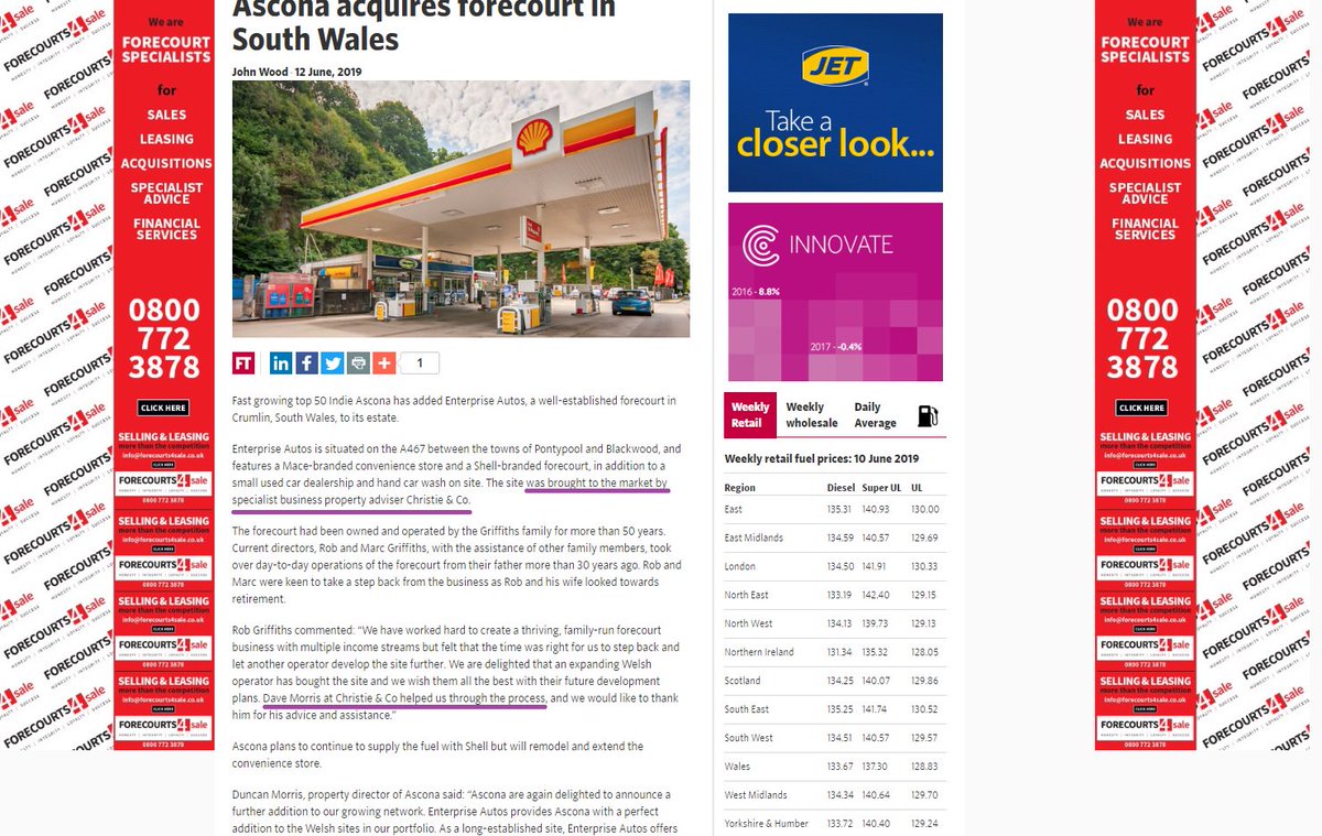 Some #agents are "all talk and no trousers!" @ChristieCoUK most active #retailagent in the #convenience sector <a href="/ForecourtTrader/">Forecourt Trader</a>