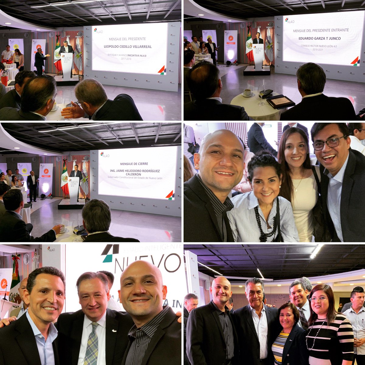arqrocha's tweet photo. Muchas felicidades a Nuevo León 4.0 con el cambio de presidencia del consejo. Excelentes palabras del presidente, nuestro Gobernador y presidente entrante. Vamos por la Cuarta Revolución Industrial! #nuevoleon #nl40 #mimec @mty_mimec #cluster #mediosinteractivos https://t.co/VanYgLobWj