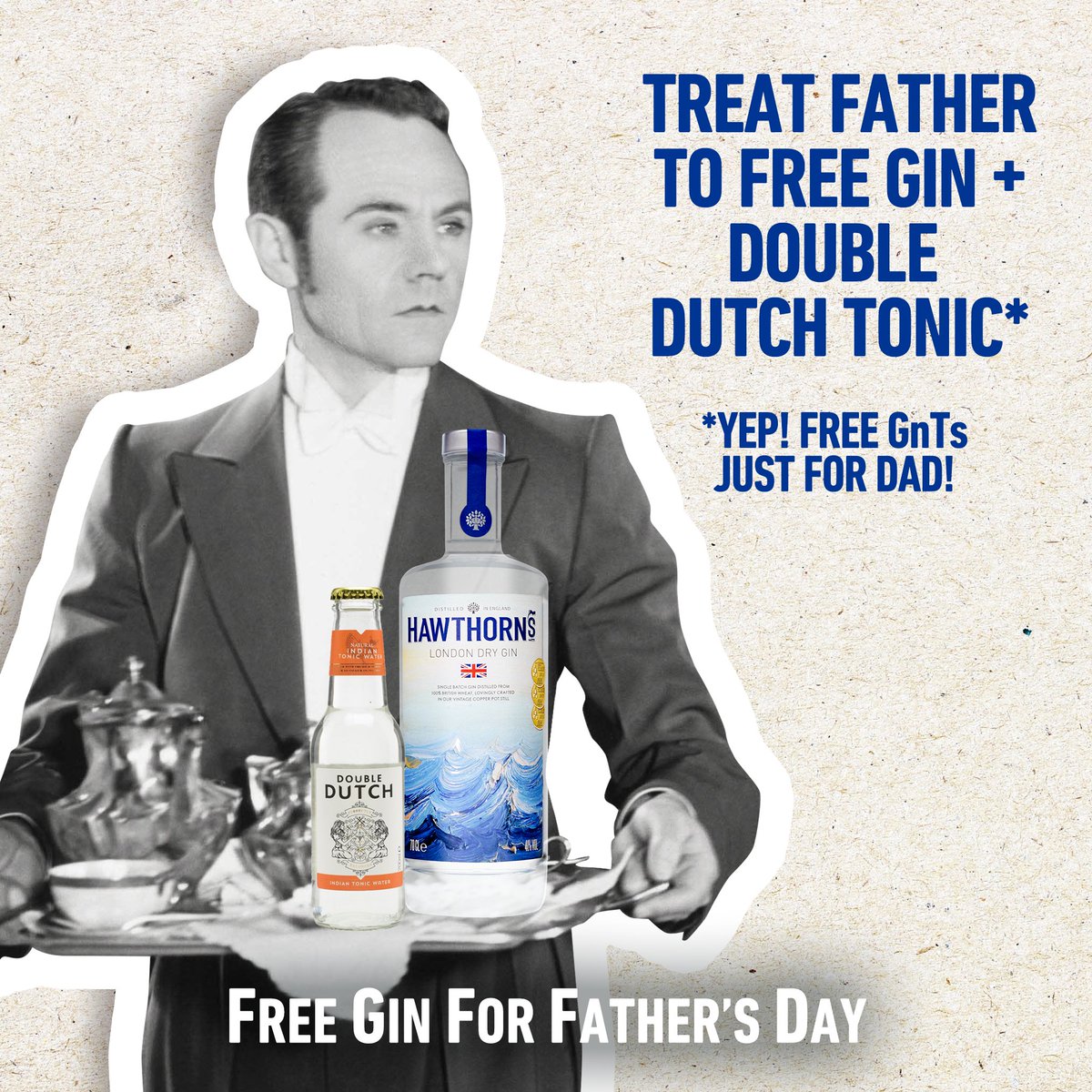 Not sure what to get your Dad for Father’s Day? One lucky dad will win a bottle of <a href="/hawthornsgin/">Hawthorns Gin</a>, a bay tree, 3 x <a href="/DoubleDutchMix/">Double Dutch Drinks</a> Indian Tonic waters and 2 x gin glasses. So follow, tag your dad and share. Ts &amp; Cs apply. bit.ly/2RgGLm2  Winners announced on Monday.